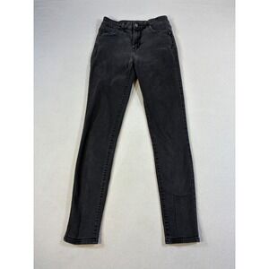 Levi's 721 High Rise Skinny‎ Jeans Womens 26 Gray Washed Denim Stretch